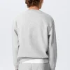 Klassisches Sweatshirt – Grau meliert