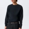 Klassisches Sweatshirt – Marineblau