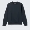 Klassisches Sweatshirt – Marineblau