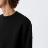 Klassisches Sweatshirt – Schwarz