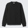 Klassisches Sweatshirt – Schwarz