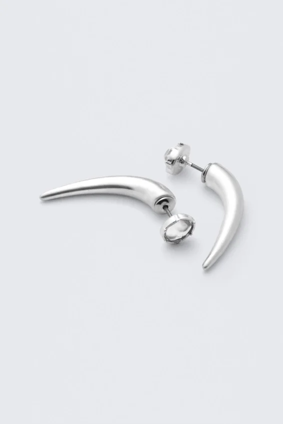Klauen-Ohrringe – Silber Klauen-Ohrringe – Silber