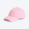 Kürzliche Kappe im Used-Look – Hellrosa Kürzliche Kappe im Used-Look – Hellrosa