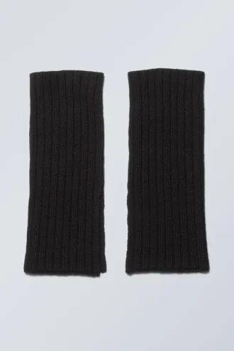 Kurze Beinwärmer – Schwarz
