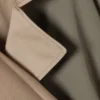 Kurzer, wendbarer Trenchcoat mit doppelter Knopfleiste – Beige & Khaki-Grün Kurzer, wendbarer Trenchcoat mit doppelter Knopfleiste – Beige & Khaki-Grün