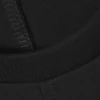 Kurzärmeliges Baumwoll-Minikleid – Schwarz
