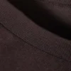 Kurzärmeliges Mini-T-Shirt-Kleid – Dunkelbraun
