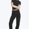 Laika Mid Rise Regular Straight Jeans – Black Rinse – Schwarz Laika Mid Rise Regular Straight Jeans – Black Rinse – Schwarz