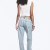 Laika Mid Rise Regular Straight Jeans – Dream Blue – Hellblau