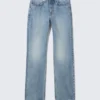Laika Mid Rise Regular Straight Jeans – Eighteen Blue – Mittelblau Laika Mid Rise Regular Straight Jeans – Eighteen Blue – Mittelblau