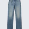 Laika Mid Rise Regular Straight Jeans – Radio Blue – Mittelblau Laika Mid Rise Regular Straight Jeans – Radio Blue – Mittelblau