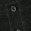 Langarm-Henley-T-Shirt – Dunkelgrün