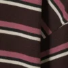 Langarmshirt aus Baumwolle – Dunkles Pflaumenblau – Rosa Streifen Langarmshirt aus Baumwolle – Dunkles Pflaumenblau – Rosa Streifen