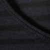 Langarmshirt aus Baumwolle – gestreift, dunkelblau