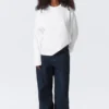 Langarmshirt aus Baumwolle – Weiß Langarmshirt aus Baumwolle – Weiß