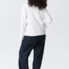 Langarmshirt aus Baumwolle – Weiß Langarmshirt aus Baumwolle – Weiß