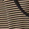 Langarmshirt mit schmalem Schnitt und U-Ausschnitt – beige/schwarz gestreift Langarmshirt mit schmalem Schnitt und U-Ausschnitt – beige/schwarz gestreift