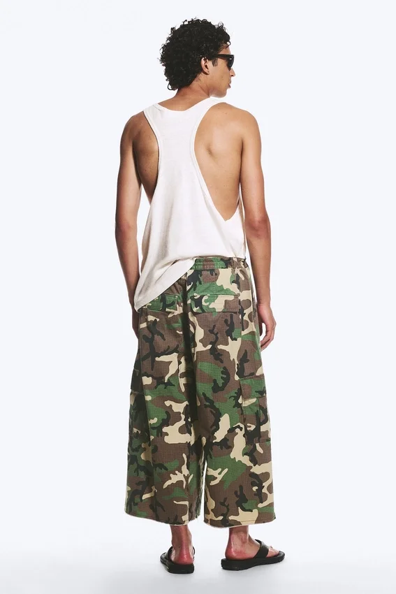 Lange Baumwoll-Cargo-Shorts – Classic Camo Lange Baumwoll-Cargo-Shorts – Classic Camo
