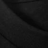 Langärmliges Baumwoll-Minikleid – Schwarz