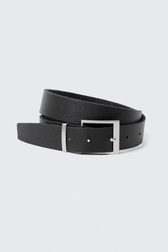 Ledergürtel – Schwarz Ledergürtel – Schwarz