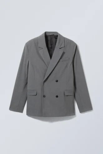 Leo-Blazer – Dunkelgrau