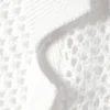 Locker gestrickte Strickjacke mit Knopfleiste – Dusty White Locker gestrickte Strickjacke mit Knopfleiste – Dusty White
