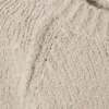 Locker gestrickter Raglan-Pullover – Beige