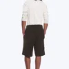 Locker sitzende Scuba-Shorts – Dunkelbraun Locker sitzende Scuba-Shorts – Dunkelbraun