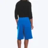 Locker sitzende Scuba-Shorts – Hellblau Locker sitzende Scuba-Shorts – Hellblau