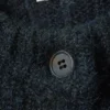 Locker sitzende Strickjacke – Marineblau Locker sitzende Strickjacke – Marineblau