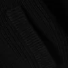 Locker sitzende Strickjacke mit hohem Kragen und Reißverschluss – Schwarz Locker sitzende Strickjacke mit hohem Kragen und Reißverschluss – Schwarz