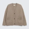 Locker sitzende Strickjacke – Mole Brown Locker sitzende Strickjacke – Mole Brown