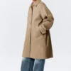 Locker sitzender Einreiher-Car-Coat – Dusty Mole Locker sitzender Einreiher-Car-Coat – Dusty Mole