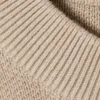 Locker sitzender, kastenförmiger Strickpullover – Beige Locker sitzender, kastenförmiger Strickpullover – Beige