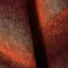 Locker sitzender, melierter Strickpullover – Orange Space Dye