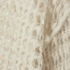Locker sitzender Pullover aus offenem Strick – Off-White