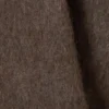 Locker sitzender Pullover mit Rundhalsausschnitt und Rippmuster – Braun