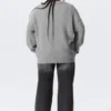 Locker sitzender Strickpullover – Grau meliert