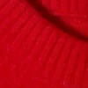 Locker sitzender Strickpullover – Rot