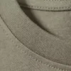 Locker sitzendes, kastenförmiges Baumwoll-T-Shirt – Burgunderrot