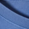 Locker sitzendes, kastenförmiges Baumwoll-T-Shirt – gewaschenes Blau