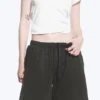 Lockere Jersey-Shorts zum Hineinschlüpfen – Dunkelgrau Lockere Jersey-Shorts zum Hineinschlüpfen – Dunkelgrau