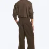 Lockere Jogginghose – Dunkelbraun Lockere Jogginghose – Dunkelbraun
