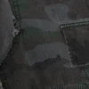 Lockere Patchwork-Cargo-Hose – Dusty Blue & Camo Lockere Patchwork-Cargo-Hose – Dusty Blue & Camo
