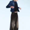 Lockere Regular-Fit-Jeans mit geradem Bein – Senfgelb Schwarz – Schwarz | Cheap Monday GB