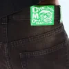 Lockere Regular-Fit-Jeans mit geradem Bein – Senfgelb Schwarz – Schwarz | Cheap Monday GB