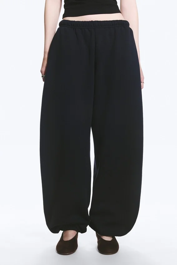 Lockere, schwere Jogginghose – Dunkelblau Lockere, schwere Jogginghose – Dunkelblau