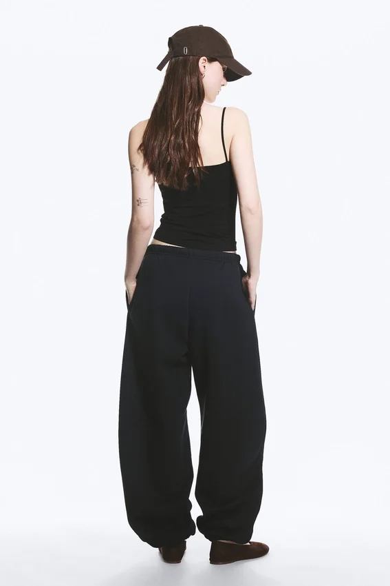 Lockere, schwere Jogginghose – Dunkelblau Lockere, schwere Jogginghose – Dunkelblau