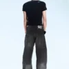 Lockere Straight-Jeans mit normaler Taillenhöhe – Chafe Black | Cheap Monday Gb Lockere Straight-Jeans mit normaler Taillenhöhe – Chafe Black | Cheap Monday Gb