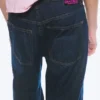 Lockere Straight-Jeans mit normaler Taillenhöhe – Extra Blue Rinse – Mittelblau | Cheap Monday Gb